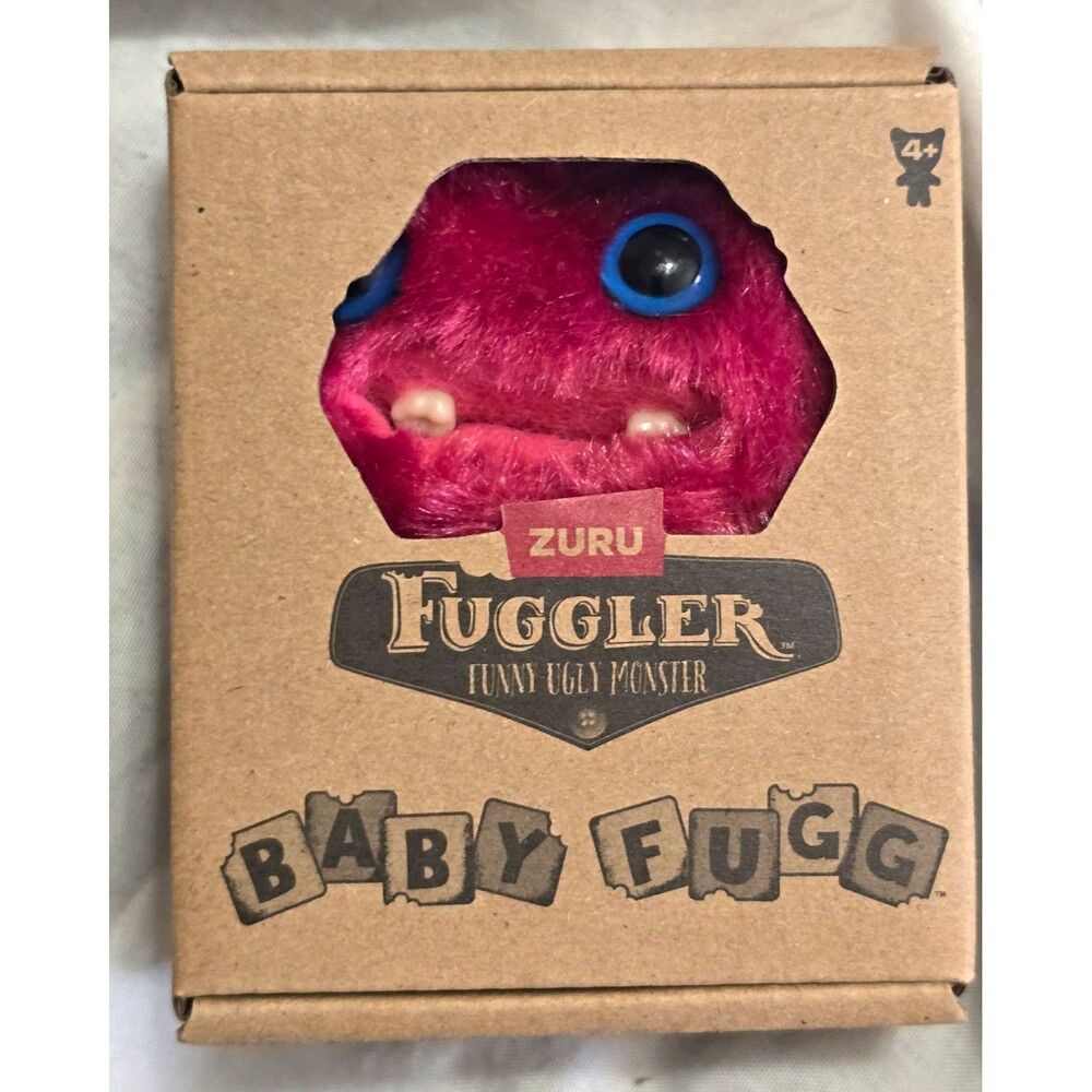 ZURU Fuggler Baby Fugg Monster Plush, Pink Mini Collectible 4+ MPN 15704B